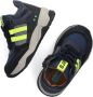 BunniesJR Bunnies JR 222848 589 Jongens Hoge Sneakers Blauw Leer Veters - Thumbnail 8