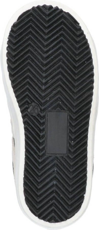 BunniesJR 223322-529 Jongens Lage Sneakers Blauw Beige Leer Veters