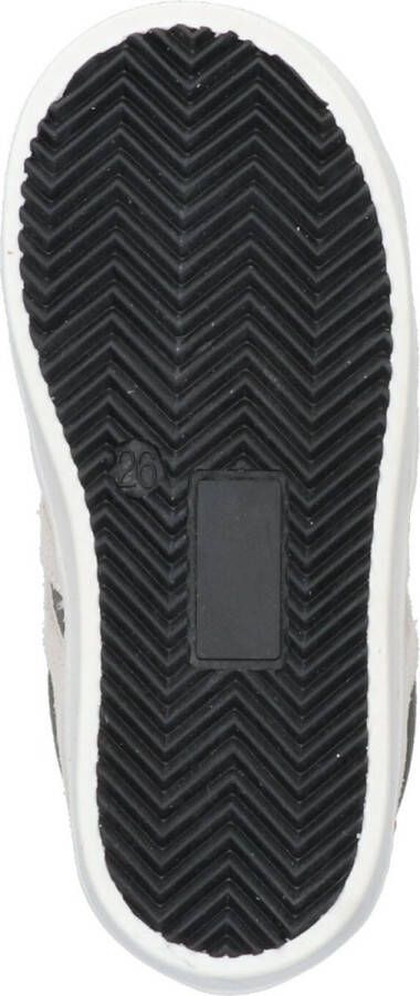 BunniesJR 223322-569 Jongens Lage Sneakers Groen Beige Oranje Leer Veters