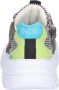 BunniesJR Bunnies JR 223440-589 Jongens Lage Sneakers Zwart Grijs Geel Suède Veters - Thumbnail 6