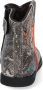 BunniesJR Bunnies JR 220655-703 Meisjes Cowboy Boots Grijs Print Leer Ritssluiting - Thumbnail 6