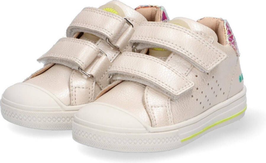 BunniesJR Bunnies JR 221231-596 Meisjes Lage Sneakers Roze Leer Klittenband