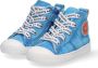 BunniesJR Bunnies JR 221235-223 Jongens Hoge Sneakers Blauw Nubuck Veters - Thumbnail 5