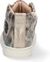 BunniesJR Bunnies JR 221235-906 Hoge Sneakers Goud Print Leer Veters - Thumbnail 10