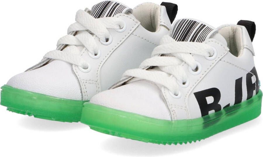 BunniesJR Bunnies JR 221322-500 Jongens Lage Sneakers Wit Leer Veters - Foto 4