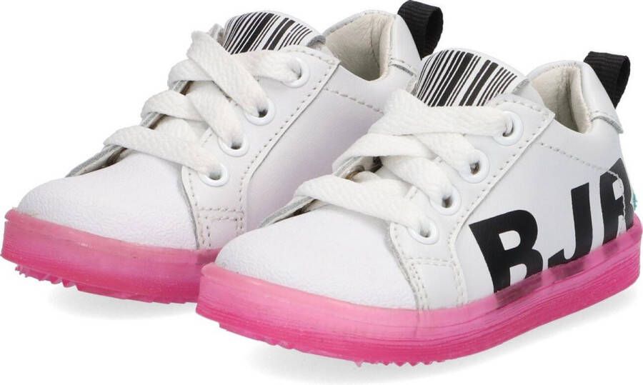 BunniesJR Bunnies JR 221322-600 Meisjes Lage Sneakers Wit Leer Veters - Foto 4