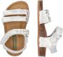 BunniesJR Bunnies JR 221409-591 Meisjes Sandalen Zilver Leer Klittenband - Thumbnail 4