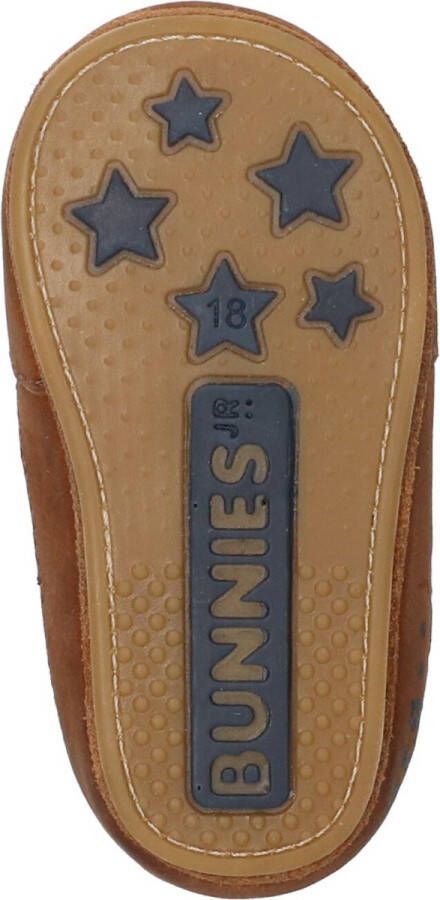 BunniesJR Bunnies JR 221521-129 Jongens Babysneakertjes Blauw Nubuck Veters