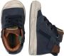 BunniesJR Bunnies JR 221630-129 Jongens Hoge Sneakers Blauw Nubuck Veters - Thumbnail 11