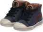 BunniesJR Bunnies JR 221630-129 Jongens Hoge Sneakers Blauw Nubuck Veters - Thumbnail 9