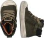 BunniesJR Bunnies JR 221630 169 Jongens Hoge Sneakers Groen Nubuck Veters - Thumbnail 9