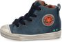 BunniesJR Bunnies JR 221635-229 Jongens Hoge Sneakers Blauw Nubuck Veters - Thumbnail 5