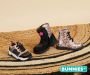 BunniesJR Bunnies JR 221788-589 Meisjes Cowboy Boots Zwart Roze Leer Ritssluiting - Thumbnail 10
