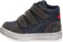 BunniesJR Bunnies JR 221931-729 Jongens Hoge Sneakers Blauw Grijs Imitatieleer Klittenband - Thumbnail 5