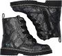 BunniesJR Bunnies JR 221932-792 Meisjes Biker Boots Zilver Print Imitatieleer Veters - Thumbnail 5