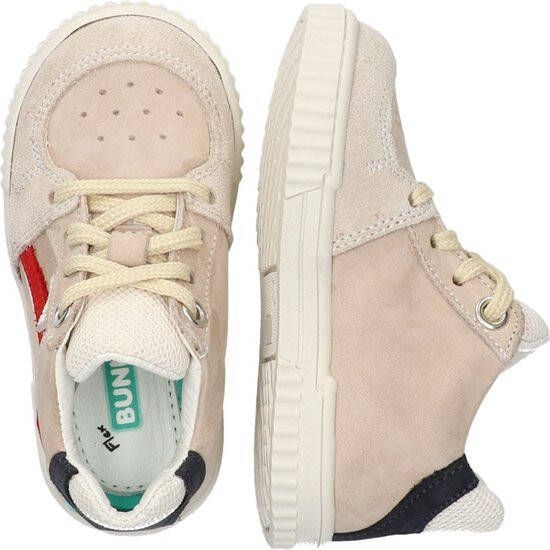 BunniesJR Bunnies JR 222220-501 Jongens Lage Sneakers Beige Leer Veters