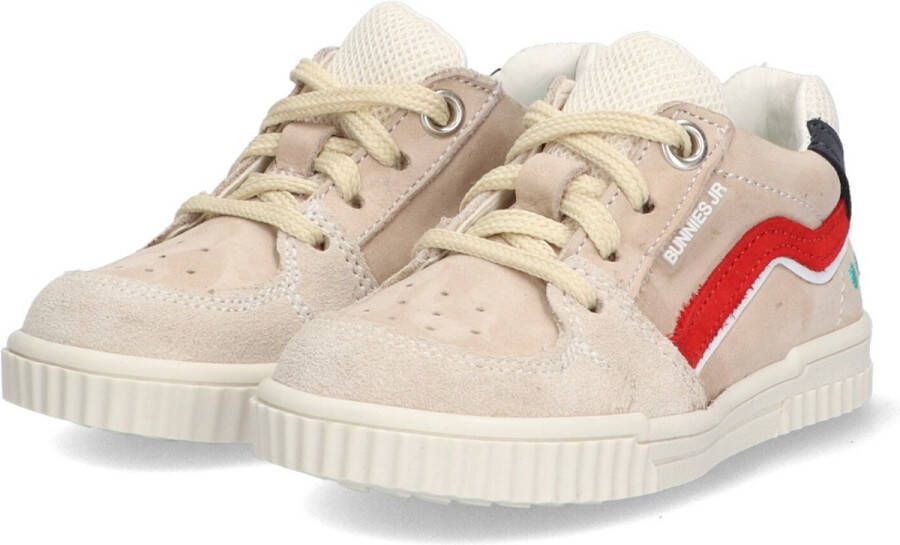 BunniesJR Bunnies JR 222220-501 Jongens Lage Sneakers Beige Leer Veters
