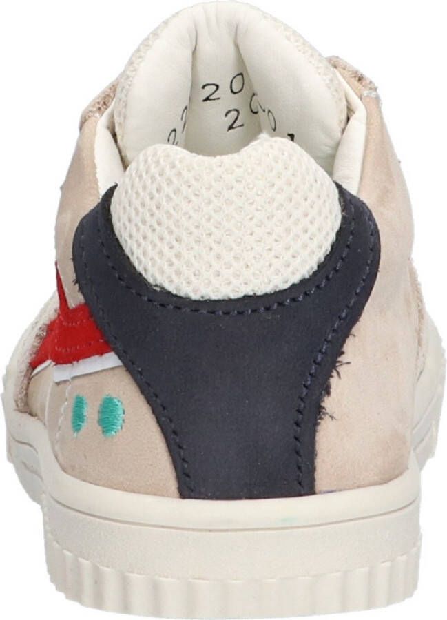 BunniesJR Bunnies JR 222220-501 Jongens Lage Sneakers Beige Leer Veters