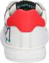 BunniesJR Bunnies JR 222230 500 Lage Sneakers Wit Print Leer Veters - Thumbnail 14