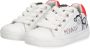 BunniesJR Bunnies JR 222230 500 Lage Sneakers Wit Print Leer Veters - Thumbnail 15