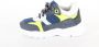 BunniesJR Bunnies JR 222240 529 Jongens Lage Sneakers Blauw Leer Veters - Thumbnail 10