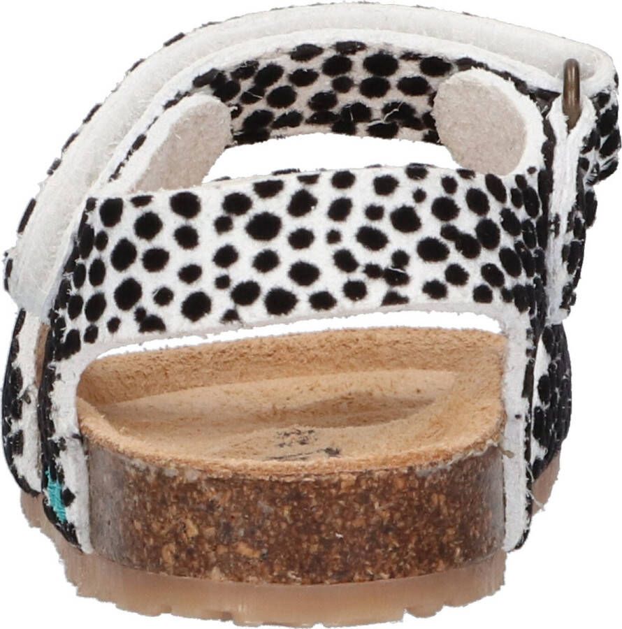 BunniesJR Bunnies JR 222408-500 Meisjes Sandalen Wit Print Imitatieleer Klittenband