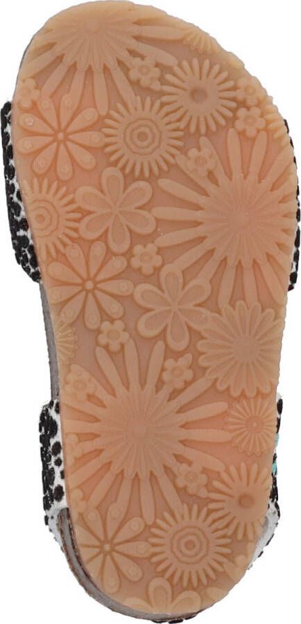 BunniesJR Bunnies JR 222408-500 Meisjes Sandalen Wit Print Imitatieleer Klittenband