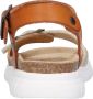 BunniesJR Bunnies JR 222423-513 Meisjes Sandalen Bruin Goud Imitatieleer Gesp - Thumbnail 5