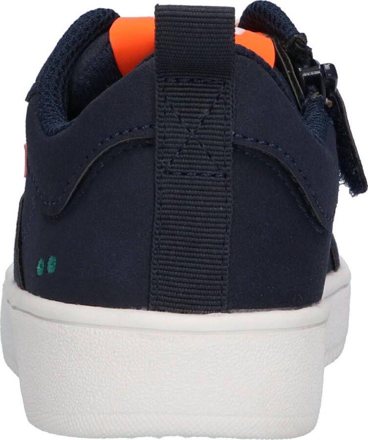 BunniesJR Bunnies JR 222492-720 Jongens Lage Sneakers Blauw Imitatieleer Veters