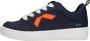 BunniesJR Bunnies JR 222492-720 Jongens Lage Sneakers Blauw Imitatieleer Veters - Thumbnail 7