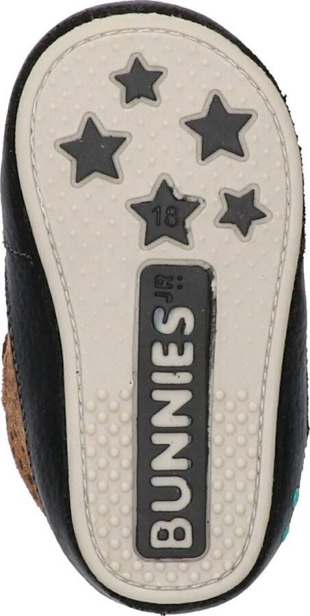 Bunnies JR 222525-589 Meisjes Babysneakertjes Bruin Suède Veters