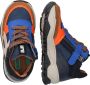 BunniesJR Bunnies JR 222845-420 Jongens Hoge Sneakers Blauw Leer Veters - Thumbnail 2