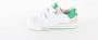 BunniesJR Bunnies JR 223233-500 Jongens Lage Sneakers Wit Groen Nubuck Veters - Thumbnail 9