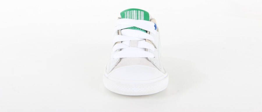 BunniesJR Bunnies JR 223233-500 Jongens Lage Sneakers Wit Groen Nubuck Veters - Foto 10