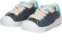 BunniesJR Bunnies JR 223233-529 Jongens Lage Sneakers Blauw Beige Nubuck Veters - Thumbnail 3