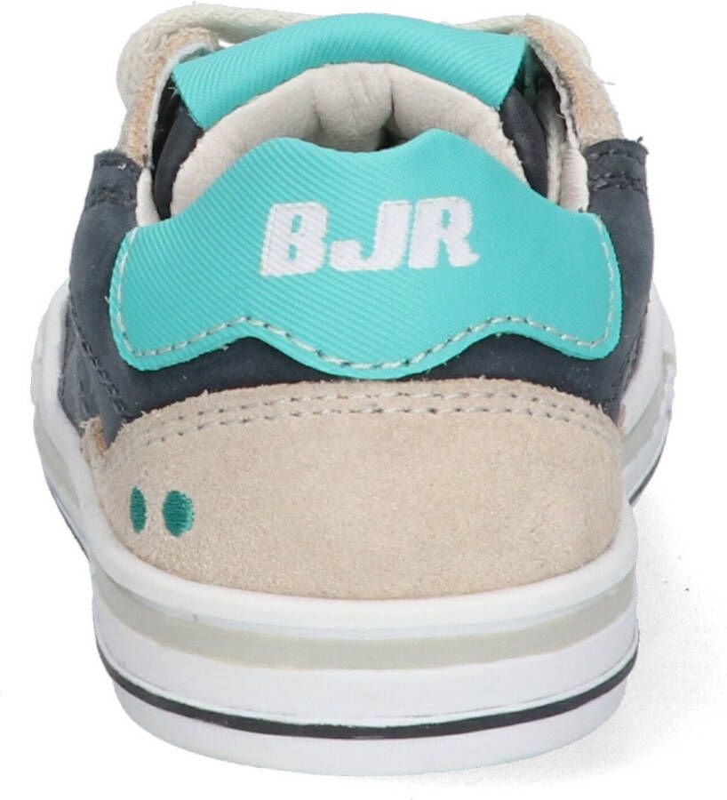 BunniesJR Bunnies JR 223233-529 Jongens Lage Sneakers Blauw Beige Nubuck Veters - Foto 7