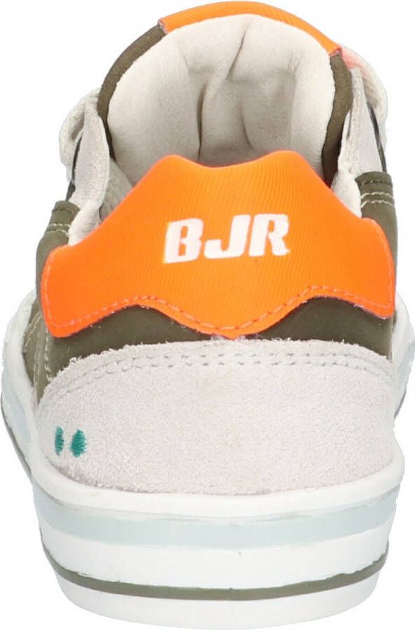 BunniesJR Bunnies JR 223233-569 Jongens Lage Sneakers Groen Beige Oranje Nubuck Veters