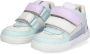 BunniesJR Bunnies JR 223302-521 Meisjes Lage Sneakers Blauw Wit Paars Leer Klittenband - Thumbnail 3