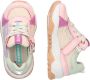 BunniesJR Bunnies JR 223374-570 Meisjes Lage Sneakers Roze Multi Leer Veters - Thumbnail 8