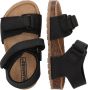 BunniesJR Bunnies JR Bas Beach Jongens Sandalen Zwart Imitatieleer Klittenband - Thumbnail 2