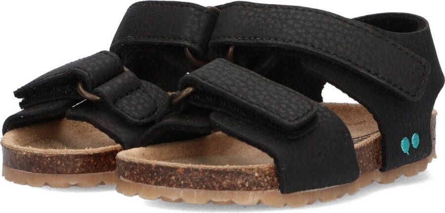 BunniesJR Bunnies JR Bas Beach Jongens Sandalen Zwart Imitatieleer Klittenband