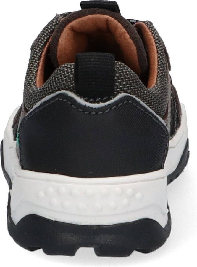 BunniesJR Bunnies JR Charlie Chunky Jongens Lage Sneakers Grijs Suède Veters