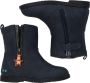 BunniesJR Bunnies JR Cis Classic Meisjes Enkellaarsjes Blauw Leer Ritssluiting - Thumbnail 2
