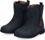 BunniesJR Bunnies JR Cis Classic Meisjes Enkellaarsjes Blauw Leer Ritssluiting - Thumbnail 4