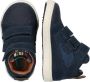 BunniesJR Bunnies JR Patrick Pit Hoge Sneakers Blauw Leer Klittenband - Thumbnail 9