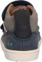 BunniesJR Bunnies JR Patrick Pit Jongens Hoge Sneakers Blauw Leer Klittenband - Thumbnail 7