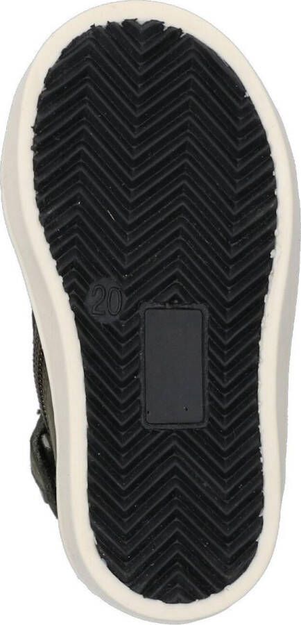 BunniesJR Bunnies JR Pol Pit Hoge Sneakers Groen Leer Veters - Foto 3