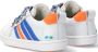 BunniesJR Bunnies JR Puk Pit Meisjes Lage Sneakers Wit Roze Leer Veters - Thumbnail 6