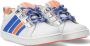 BunniesJR Bunnies JR Puk Pit Meisjes Lage Sneakers Wit Roze Leer Veters - Thumbnail 14