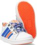 BunniesJR Bunnies JR Puk Pit Meisjes Lage Sneakers Wit Roze Leer Veters - Thumbnail 7